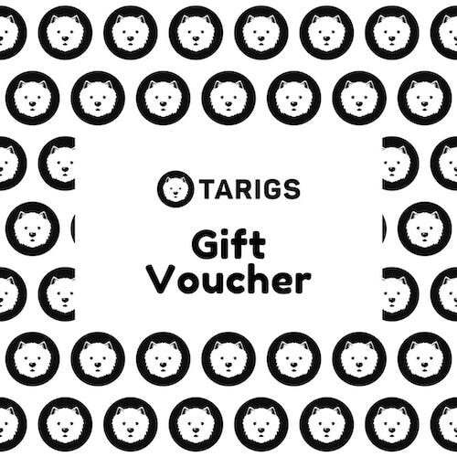 Image of gift voucher from TARIGS with Westie