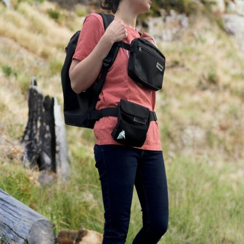 AddA Bag Basic & Treats by TARIGS on MountainRock Backpack Black Vegan Leather